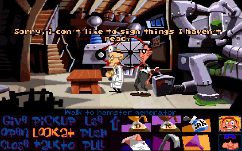 Maniac Mansion - Day of The Tentacle 112